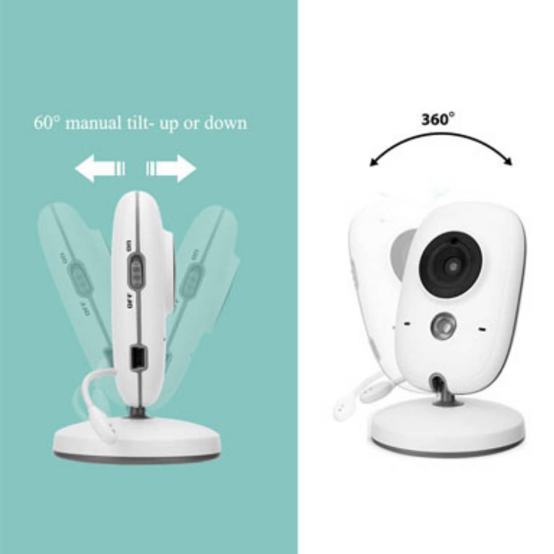 Babywombworld 3.2" Video  Baby Monitor with Audio and Night Vision image 1