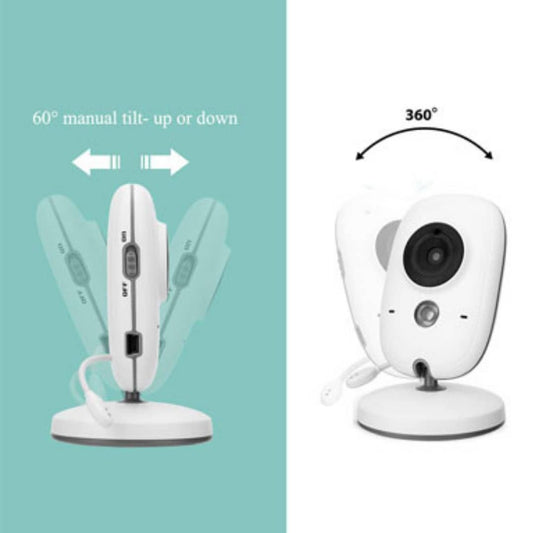 Babywombworld 3.2" Video  Baby Monitor with Audio and Night Vision image 1