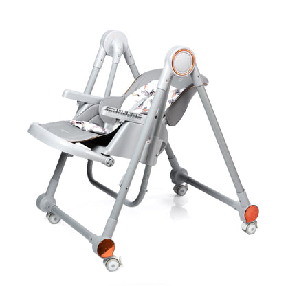 Emerald Baby 2 in 1 Deluxe Adjustable High Chair with SWING image 9