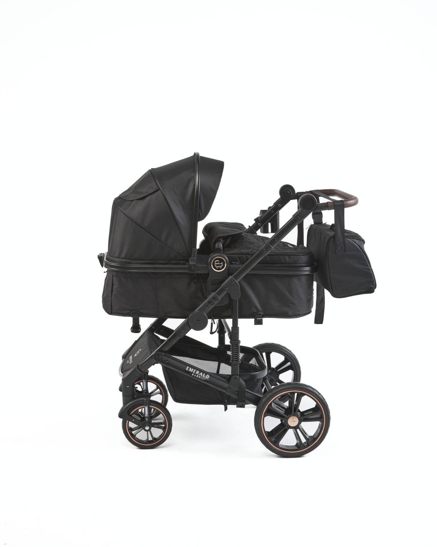 3 in 1 Emerald Baby Black on Black Travel System image 2