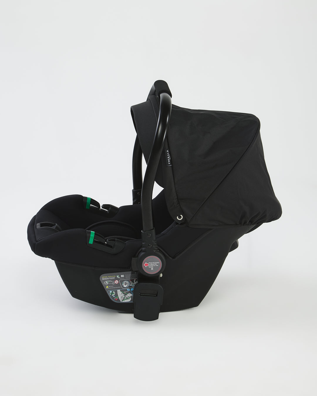 3 in 1 Emerald Baby H6 Stroller Set with Car Seat and Nappy Bag image 6