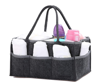 Diaper Caddy Bag - Dark Grey image 1