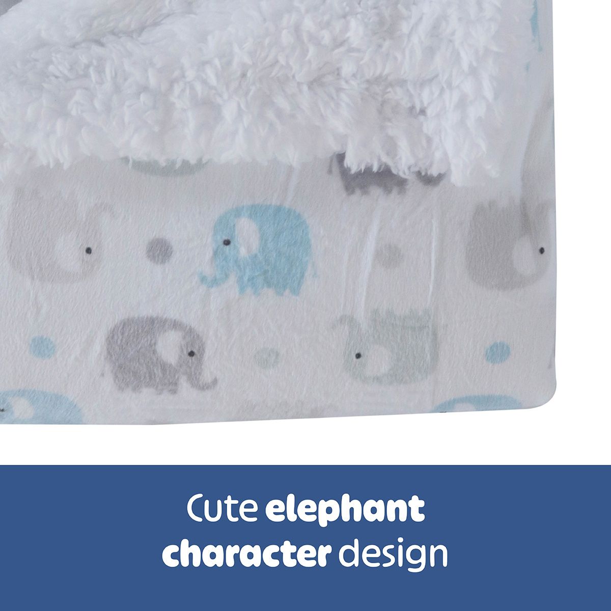 Snuggletime Mink Sherpa Blanket Blue image 4