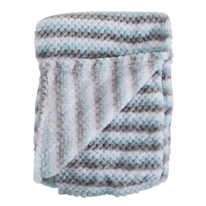 Snuggletime Honey Hive Fleece Blanket Blue image 3