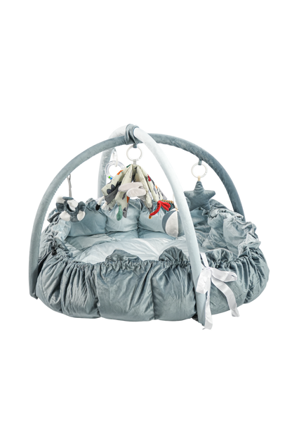 Emerald Baby play mat with toy bar