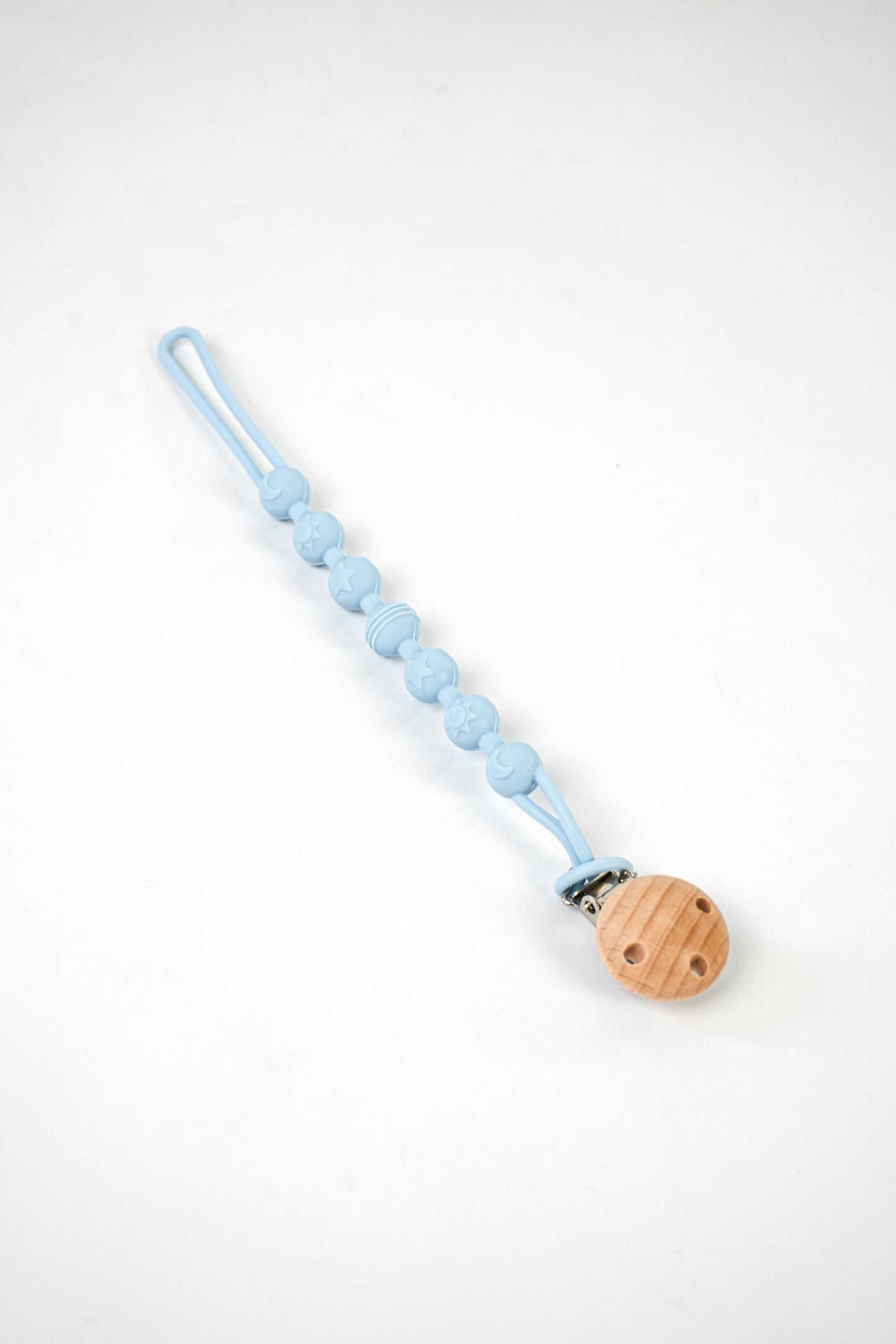 Emerald Baby silicone pacifier clip