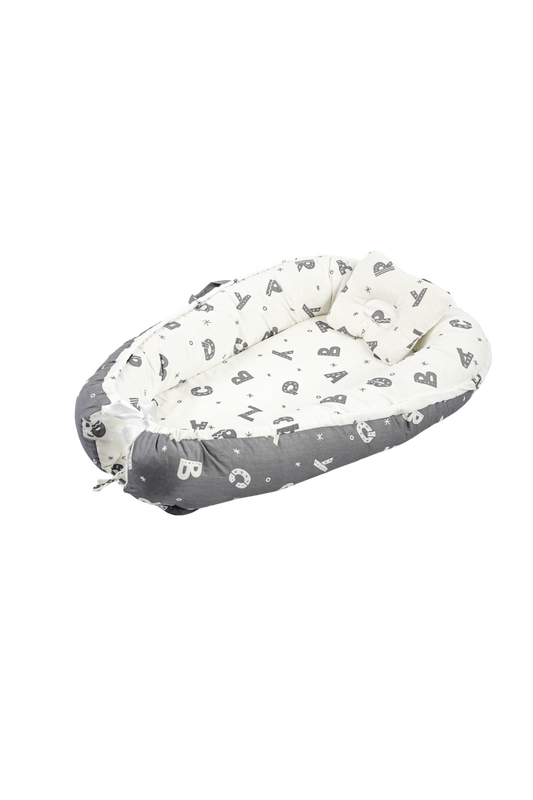 Emerald Baby sleeping pod alphabet