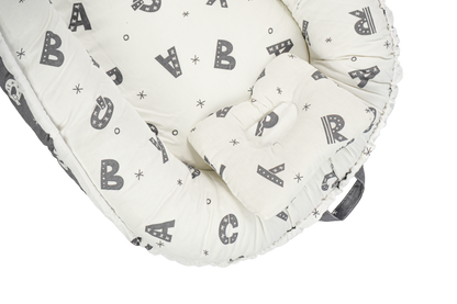 Emerald Baby sleeping pod alphabet