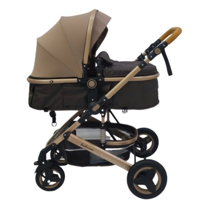 Emerald Baby Monaco Car Seat + 2 in 1 Belecoo Stroller (Khaaki) image 1