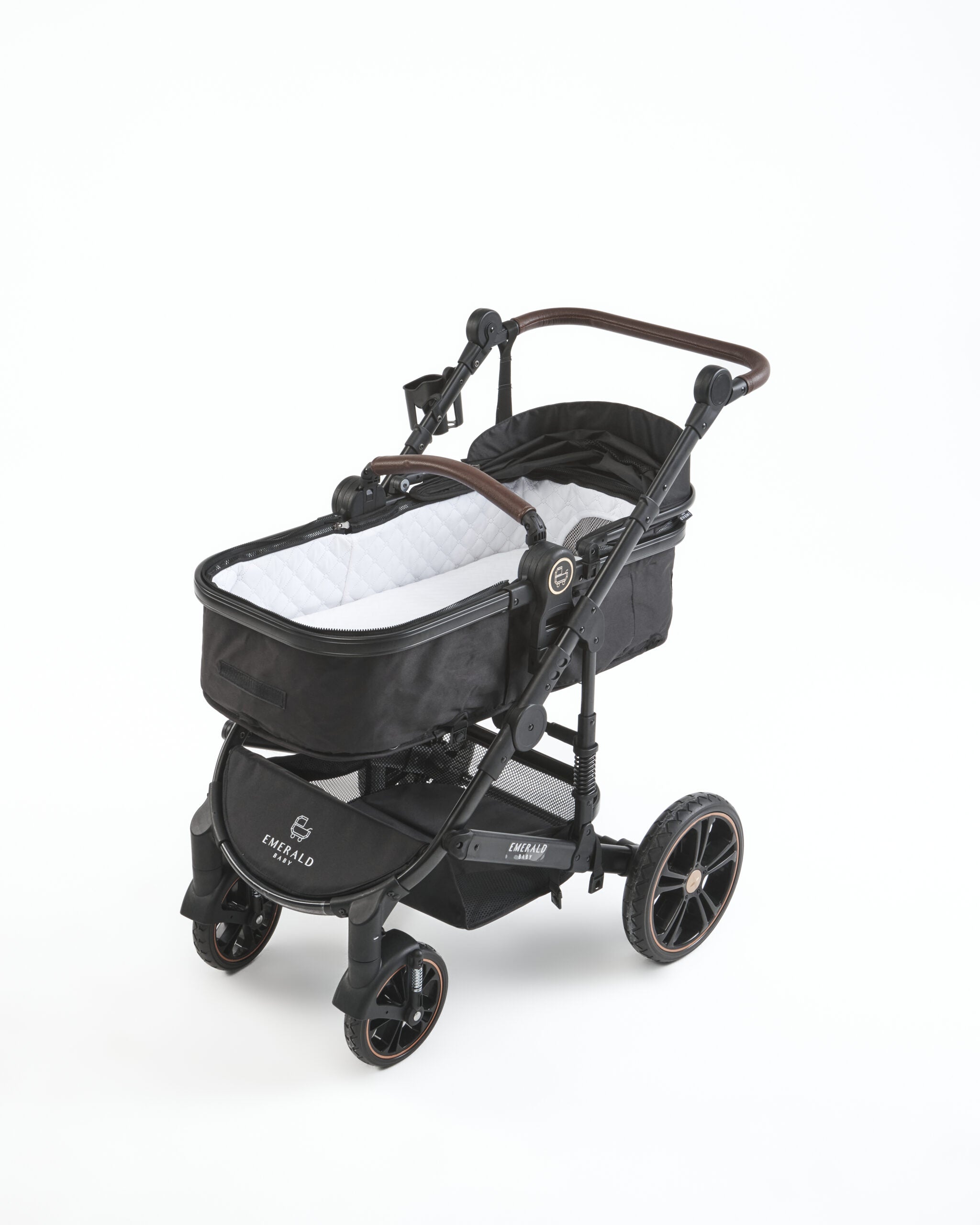 3 in 1 Emerald Baby Black on Black Travel System – Babys Closet