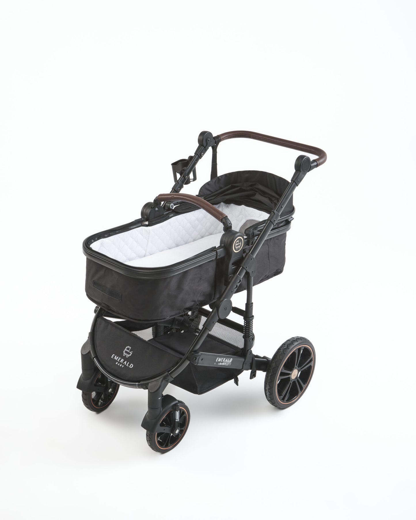 3 in 1 Emerald Baby Black on Black Travel System image 8