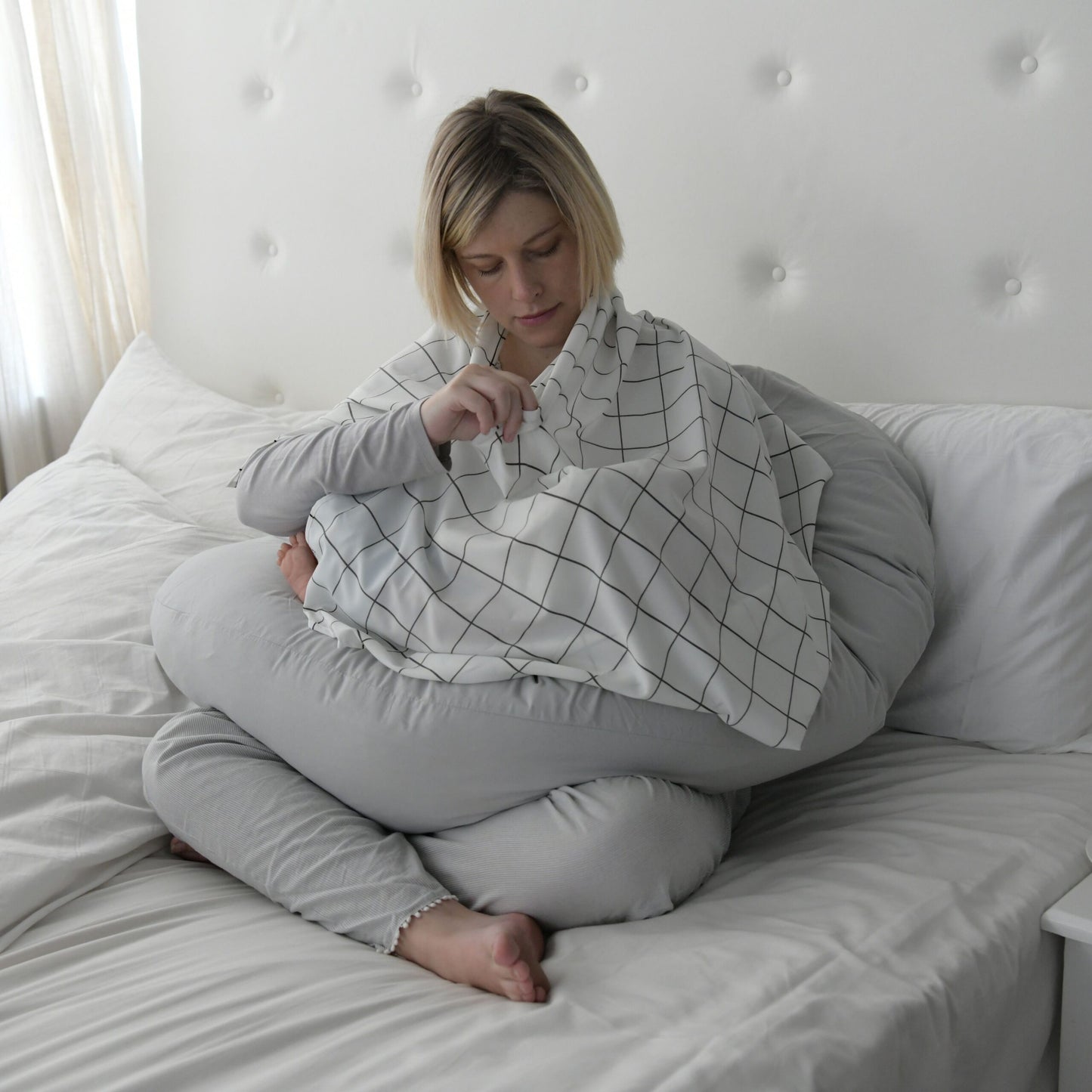 Snuggletime Body Comfort Pillow Grey image 2