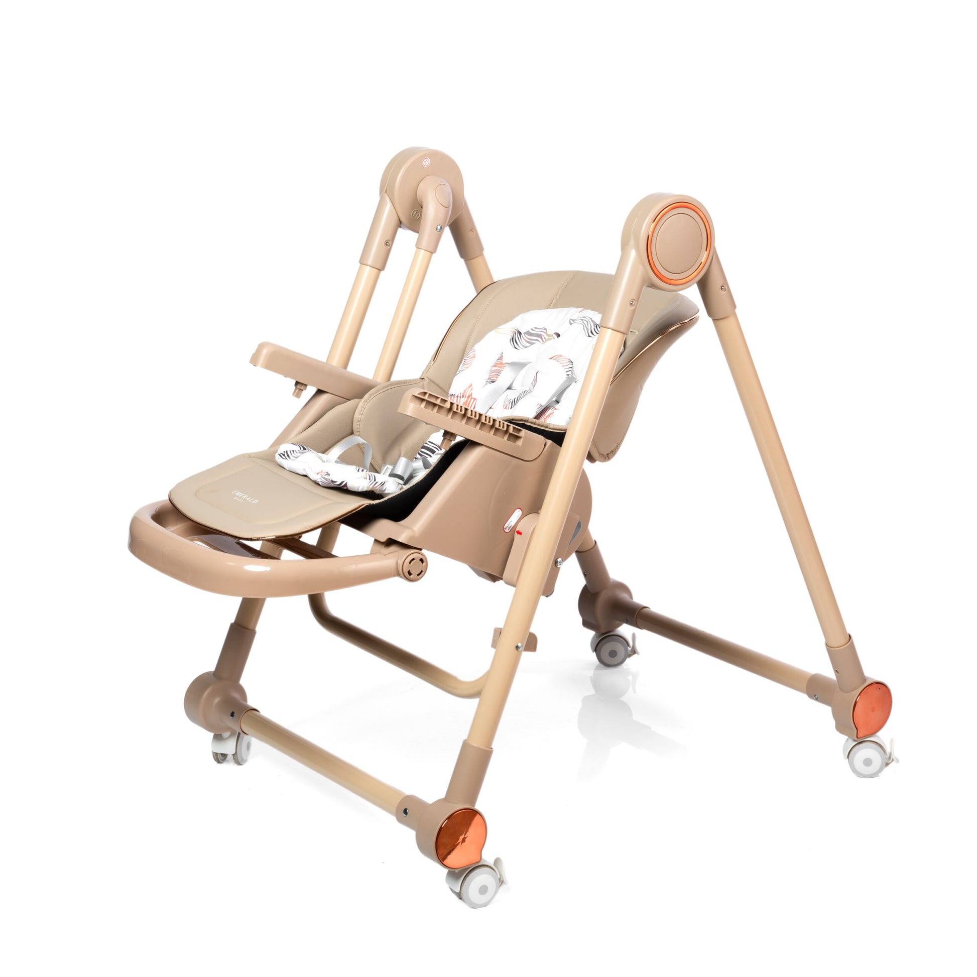 Emerald Baby 2 in 1 Deluxe Adjustable High Chair with SWING image 1