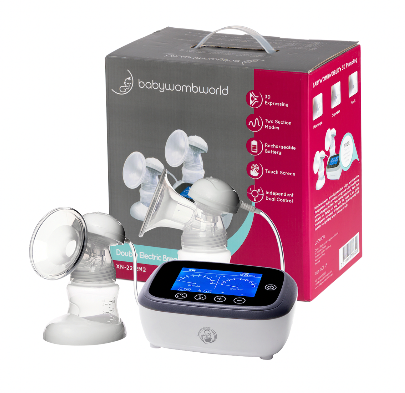 Babywombworld Double Electric Breast Pump image 0