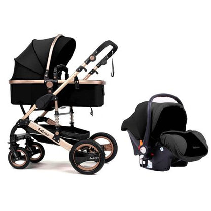 3 in 1 Belecoo OG Q3 Model Stroller & Car Seat Set with Nappy Bag image 0