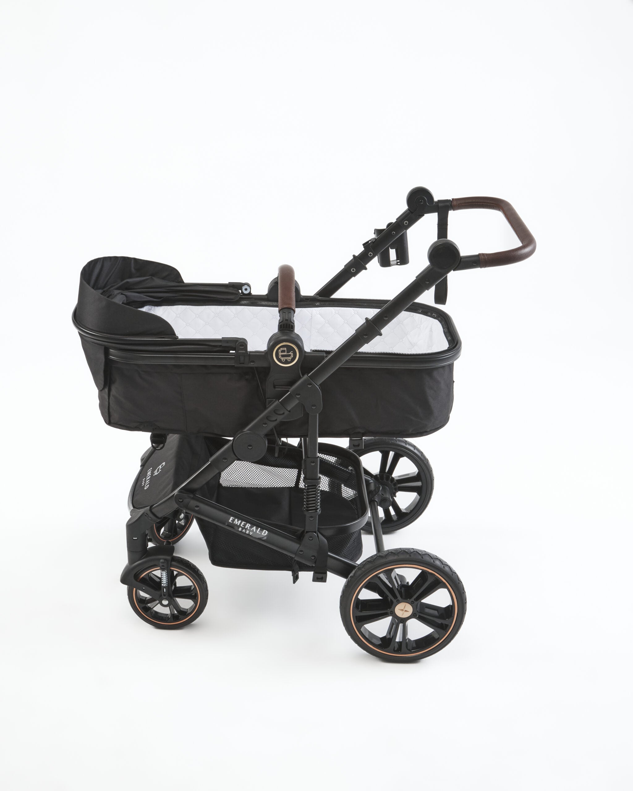 3 in 1 Emerald Baby Black on Black Travel System – Babys Closet