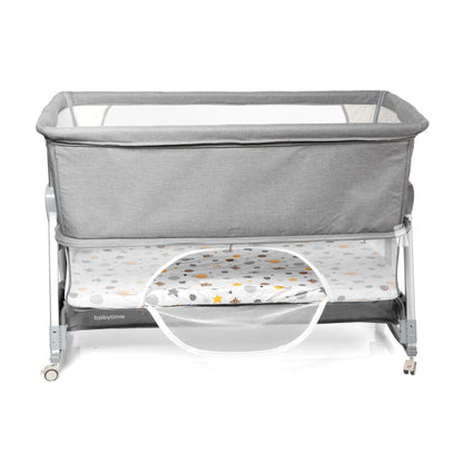 2 in 1 Babytime LARGE Co Sleeper with SECOND LEVEL to Last Longer + Swing Feature image 2