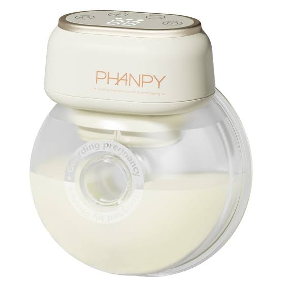 Phanphy Wearable Breast Pump + Tommee Tippee 3 Pack Bottles image 1