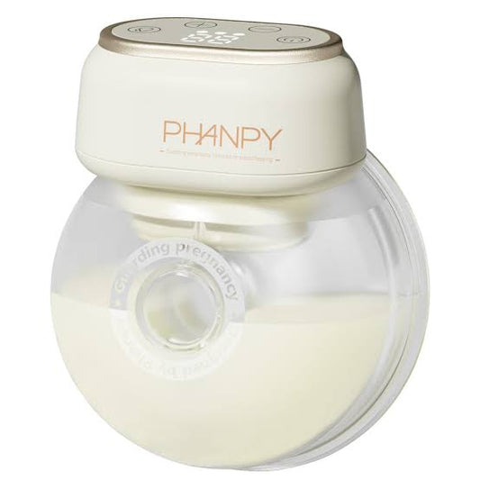 Phanphy Wearable Breast Pump + Tommee Tippee 3 Pack Bottles image 1