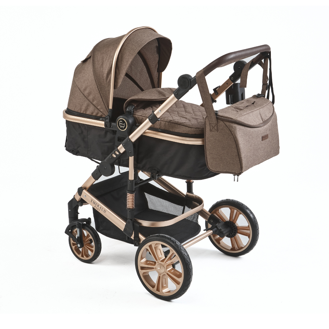 2 in 1 Emerald Baby Gold Rush Stroller with Nappy Bag image 2