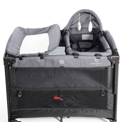 COMBO - Emerald Baby 3 in 1 Stroller Set + Emerald Baby Hannah Co Sleeper Camp Cot image 10