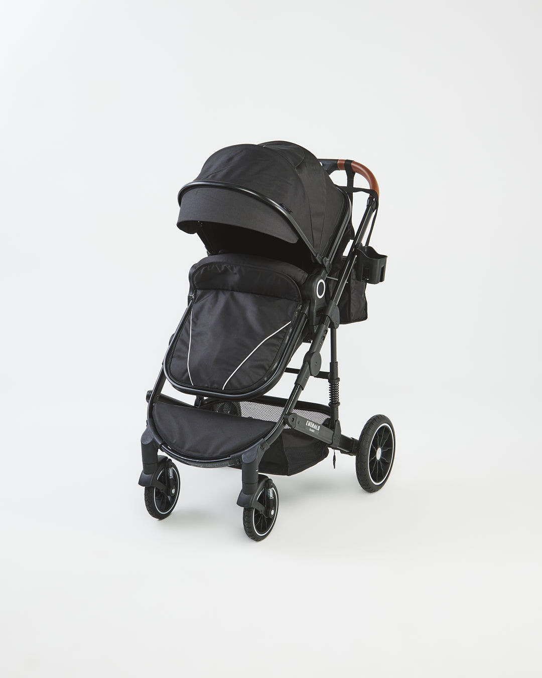 COMBO - Emerald Baby 3 in 1 Stroller Set + Emerald Baby Hannah Co Sleeper Camp Cot image 2