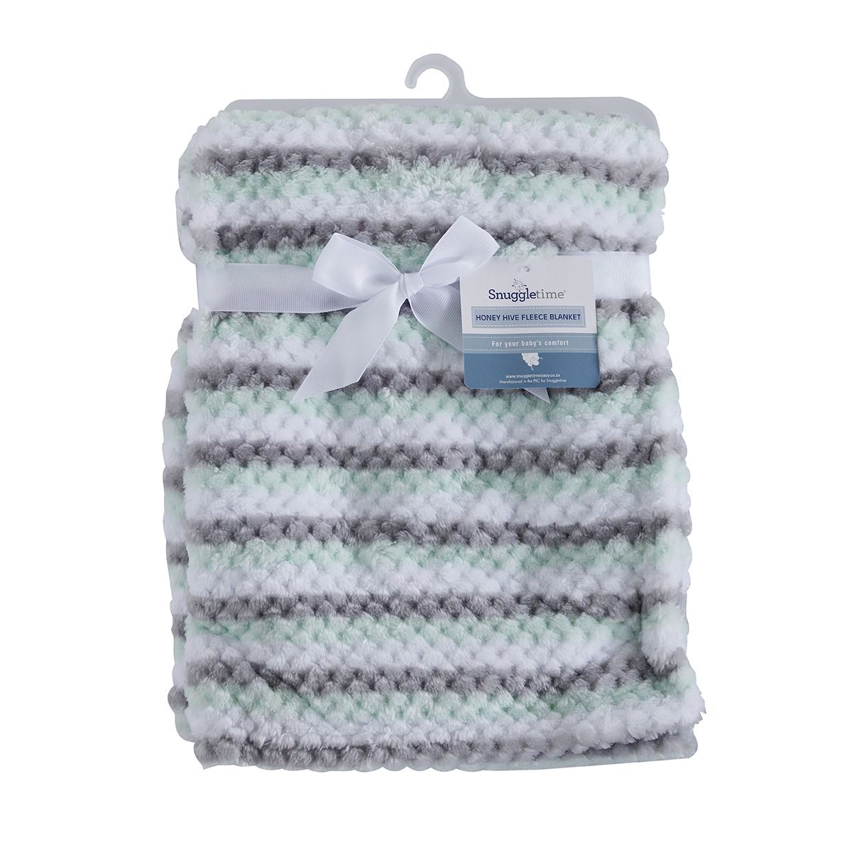 Snuggletime Honey Hive Fleece Blanket Green image 0