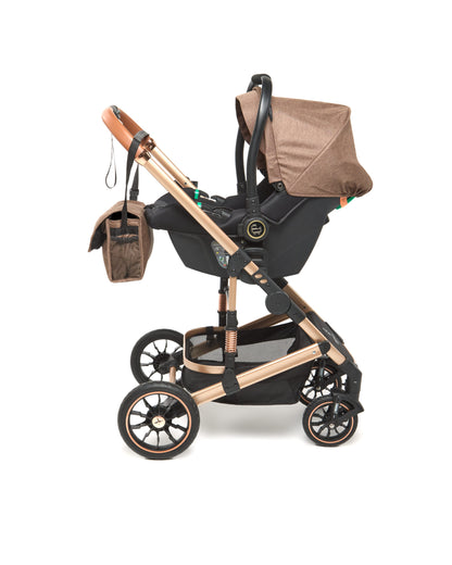 Emerald Baby 3 in 1 COMPACT Stroller Set with Car Seat and Nappy Bag + Tommee Tippee 260ml 3 Pack Bottles image 2