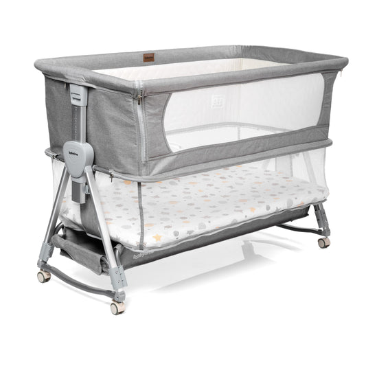 2 in 1 Babytime LARGE Co Sleeper with SECOND LEVEL to Last Longer + Swing Feature image 0