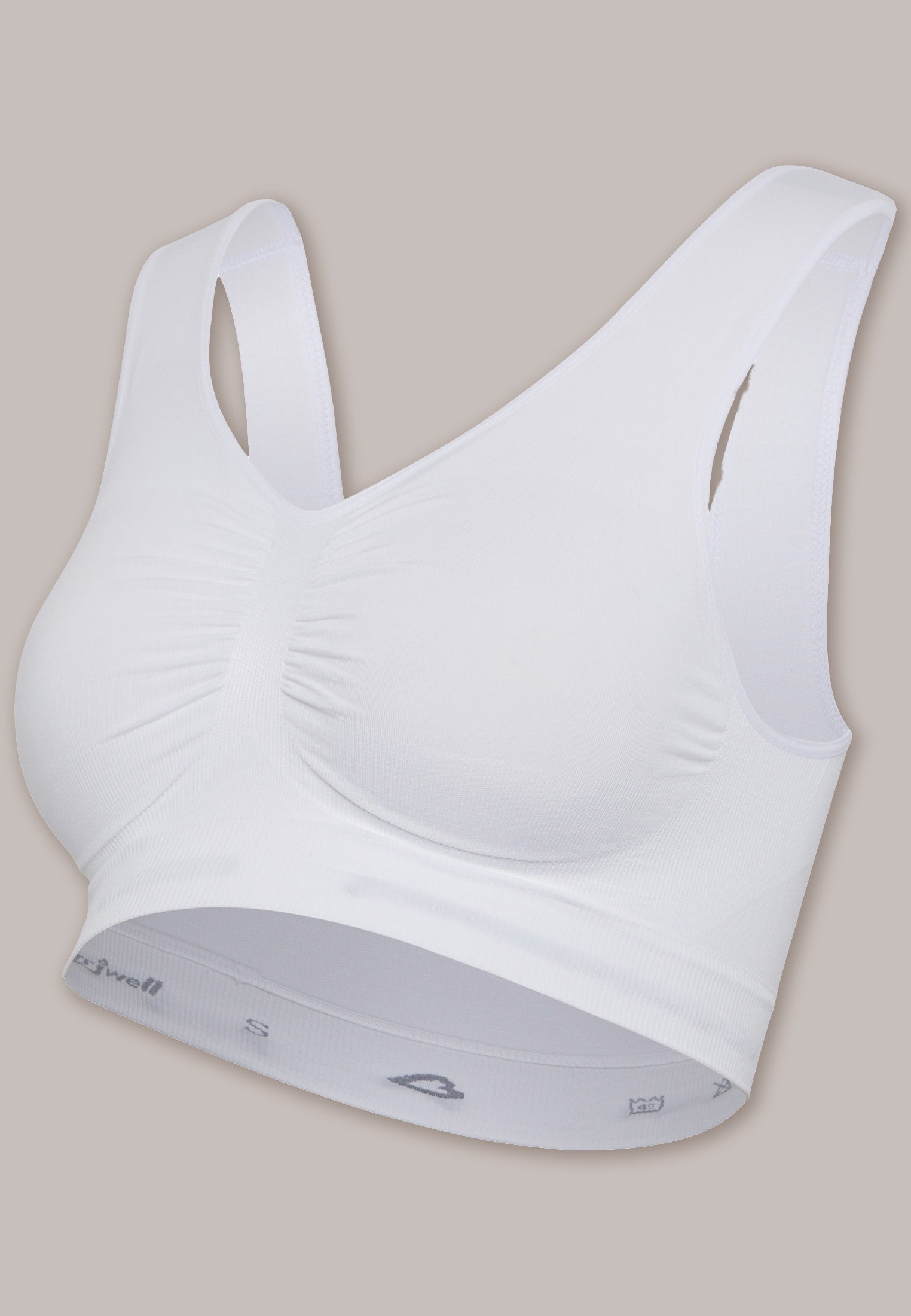 Carriwell Seamless Maternity Bra - White, Medium image