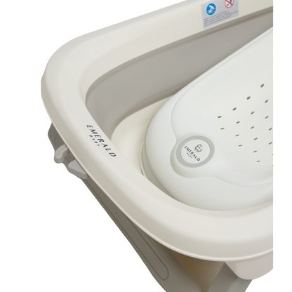 Emerald Baby Foldable Bath Tub with Bath Support image 2