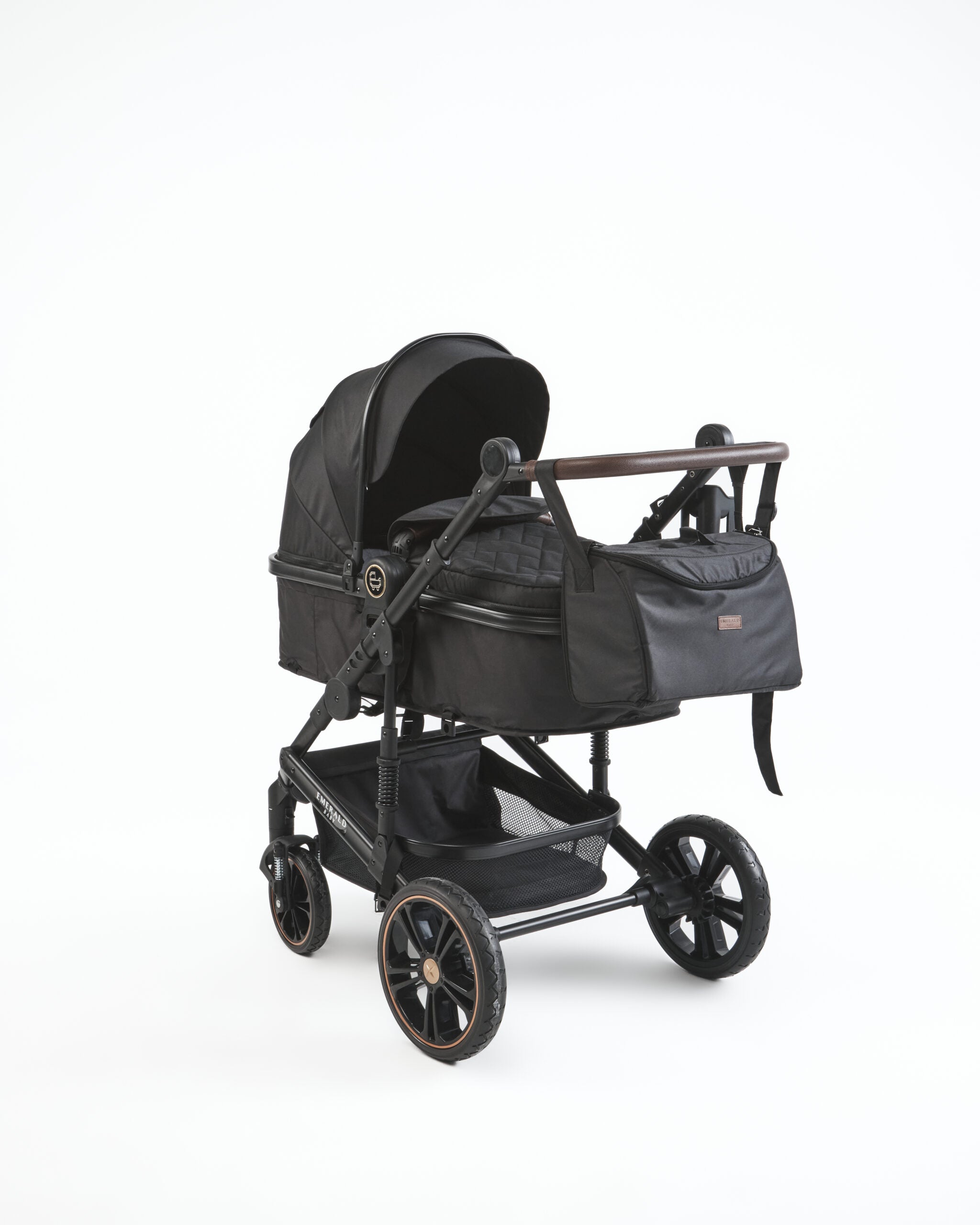 3 in 1 Emerald Baby Black on Black Travel System – Babys Closet