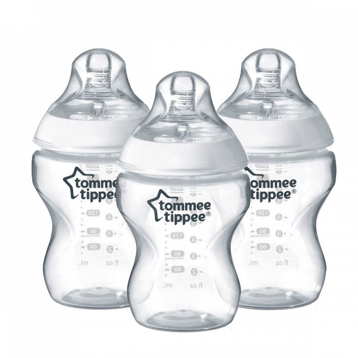 Tommee Tippee Closer to Nature 260ml 3 pack Bottles image 2