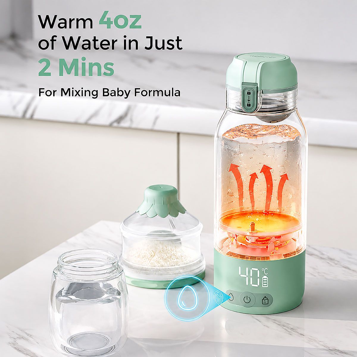 Momcozy Portable Breast Milk & Water Warmer for Travel