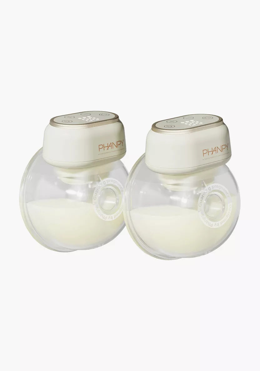 Phanpy twin pack wearable breast pump by Emerald Baby