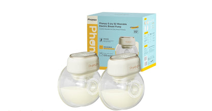 Phanpy twin pack wearable breast pump by Emerald Baby