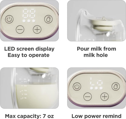 Phanpy twin pack wearable breast pump by Emerald Baby