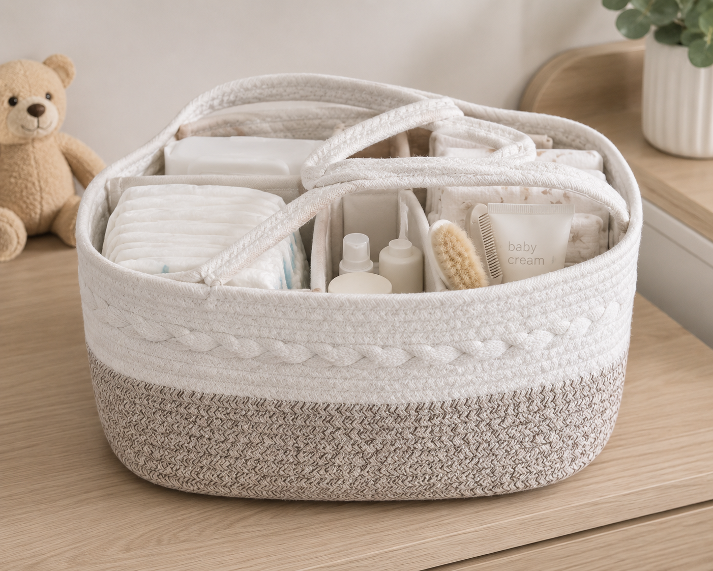 Emerald Baby Diaper Caddy