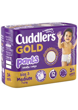 Cuddlers Gold Pants Pull Ups