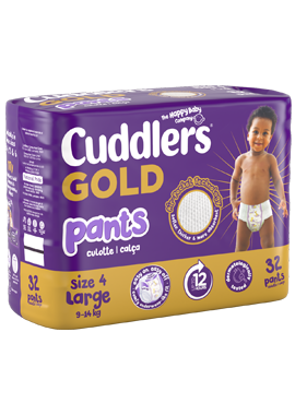 Cuddlers Gold Pants Pull Ups