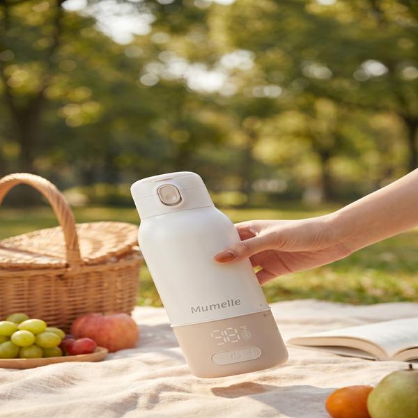 Mumelle Detachable & Portable Water and Milk Warmer
