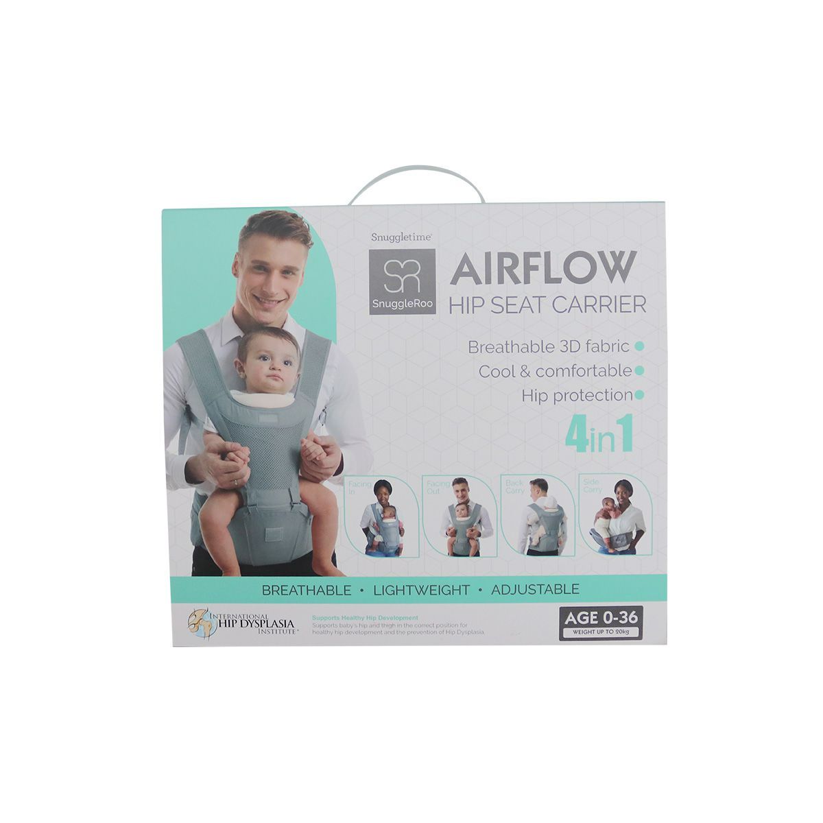 Snuggletime Snuggleroo airflow hip seat carrier