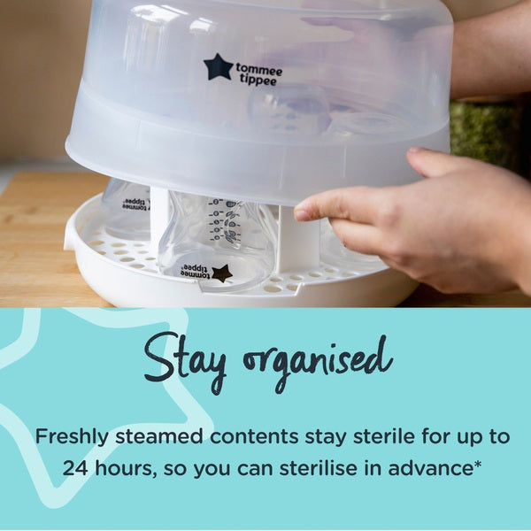 Tommee Tippee New Born Starter Kit + Tommee Tippee Microwave steriliser Combo Deal
