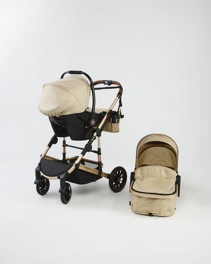 3 in 1 Emerald Baby H6 Stroller Set with Car Seat and Nappy Bag