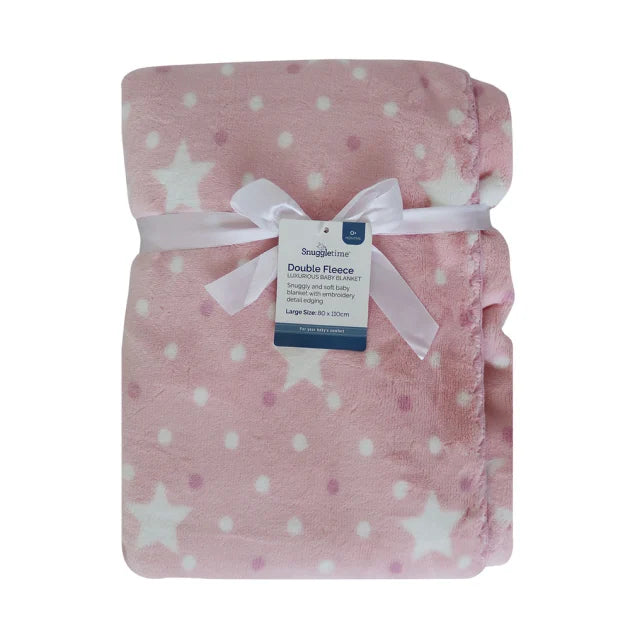 Snuggletime double fleece blanket - cream