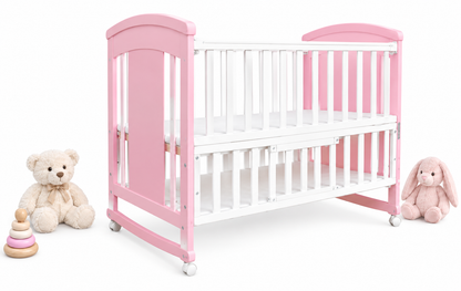 Emerald Baby Wooden cot + Co sleeper