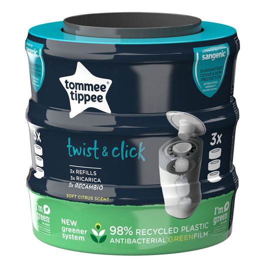 Tommee Tippee Twist N Click 3 Pack Bin Refills