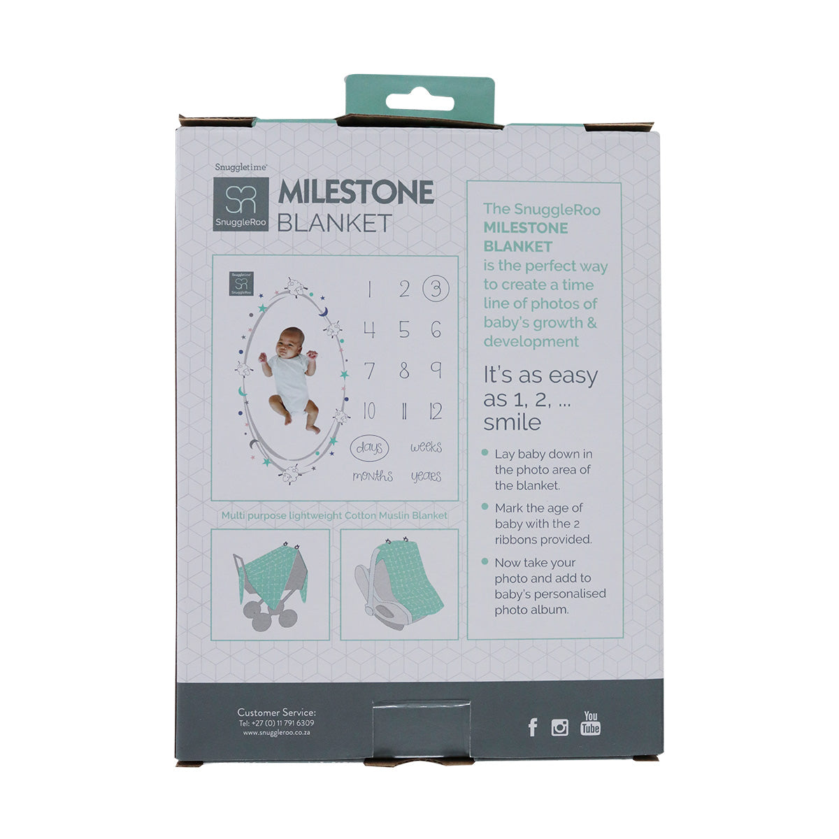 Snuggletime Milestone Photo Blanket