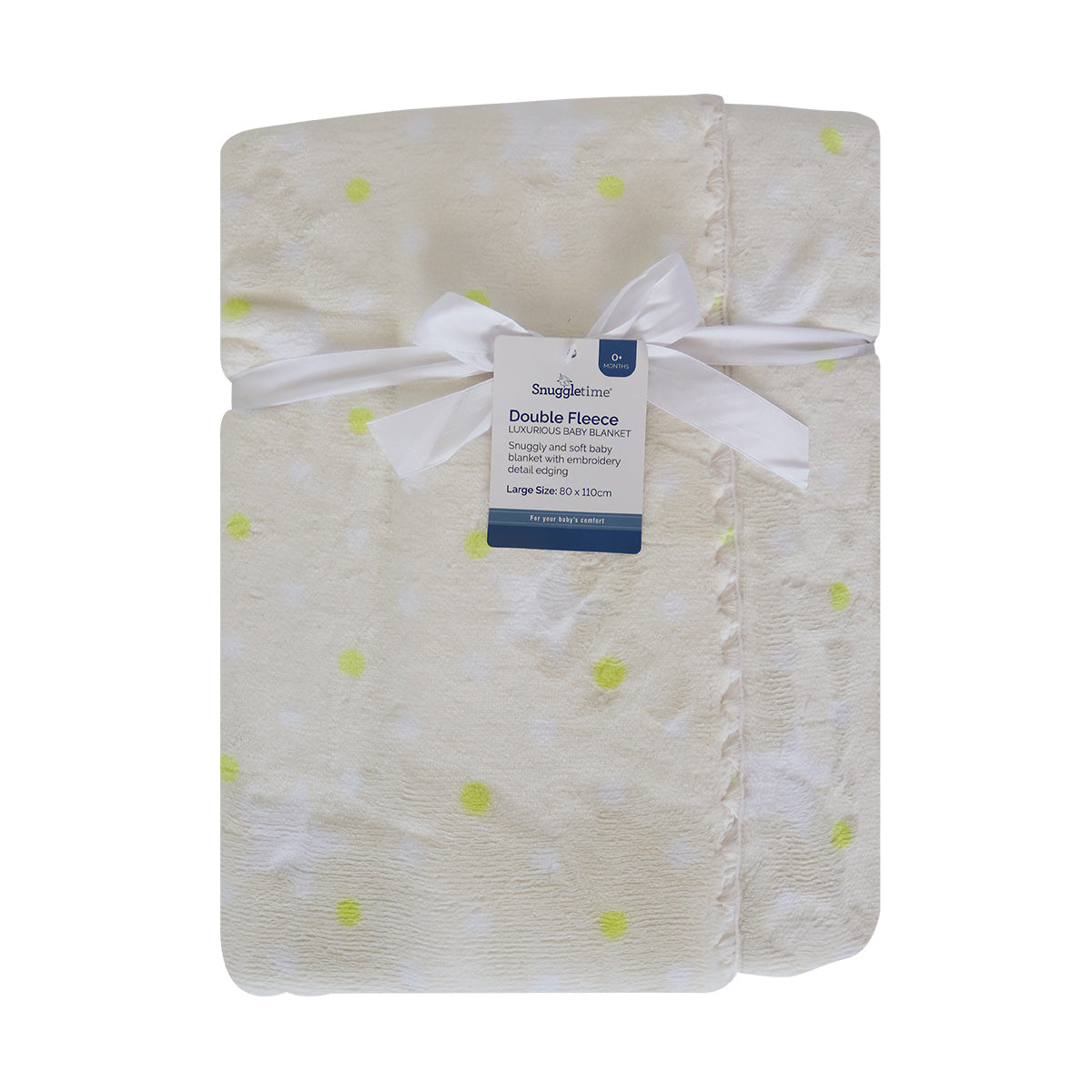 Snuggletime double fleece blanket - cream