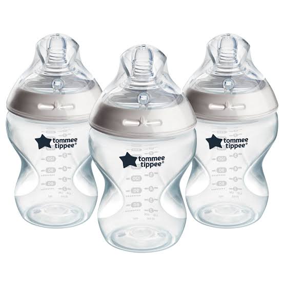 Tommee Tippee Microwave steriliser + Tommee Tippee 260Ml 3 Pack Bottles